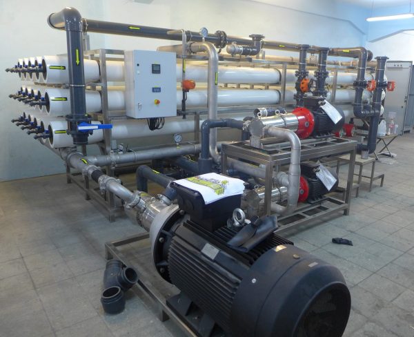 Kapasite: 1000 m3/gün SWRO